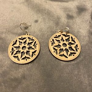 Birch wood Laser Cut Earrings